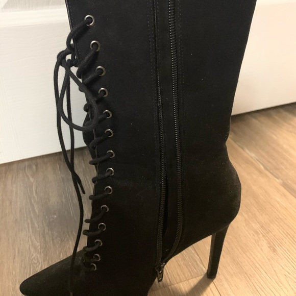 Never worn pointy heeled boots. So cute! - Picture 3 of 3